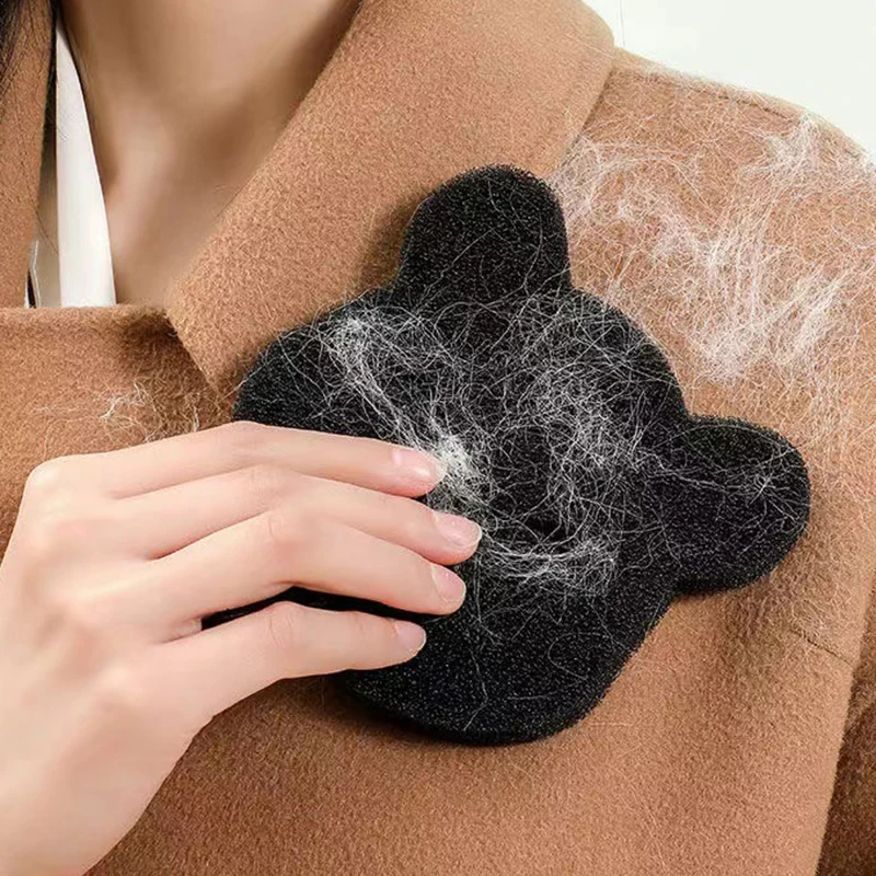 9PCS Originalität Bär Form Pet Haarentferner Reinigung Schwamm Wäsche Ball für Waschmaschine Lint Catcher Wiederverwendbare Kleidung Sofa Image