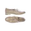 Marco Tozzi Damen Halbschuh, Gr. 37, beige, Kunstleder