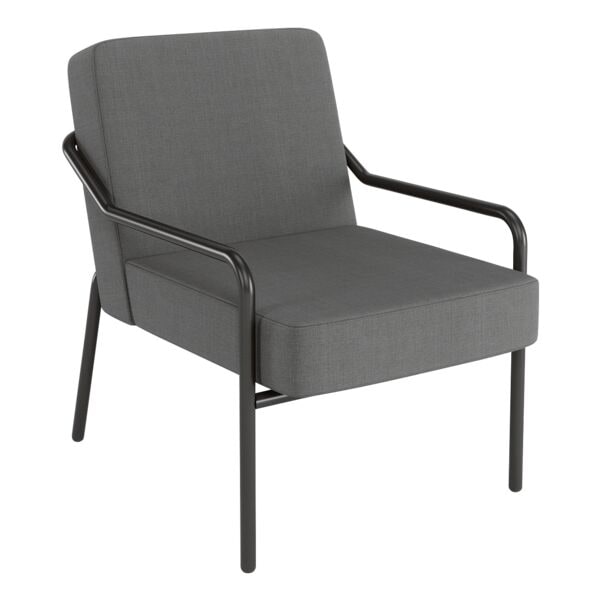 meet Sessel »meet - Medso M« Modell Klassik Stoff grau, 40.6 cm