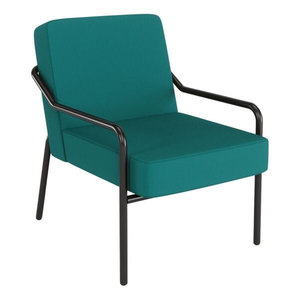 meet Sessel »meet - Medso M« Modell Klassik Outdoor blau, 40.6 cm