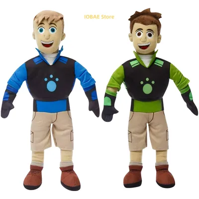 2pcs Wild Kratts Animals Brother Animation Peripherals Plush Doll Toy Gift Birthday Gifts For Kids