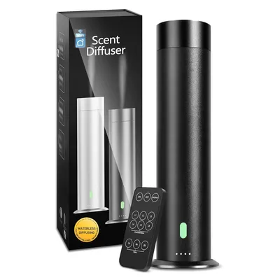 Waterless Essential Oil Diffuser with Remote Aluminium Alloy Scent Air Machine for Large Area Home