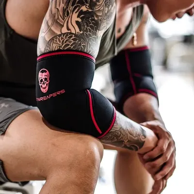 5mm Elbow Sleeve for Fitness Training Men Women Bench Press Protection Sports Breathable Elastic