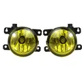 2 pezzi specchio giallo fendinebbia per Citroen Ford Honda Suzuki Isuzu Mitsubishi Renault Opel Nissan Acura Jeep Jaguar Subaru Fiat