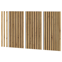 Inn.Furn Akustikpaneel Set 3-teilig Eiche Artisan 40 x 80 cm Easy Image