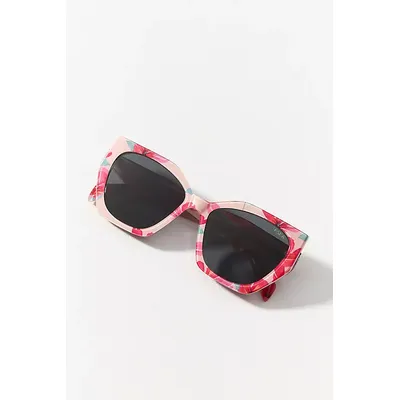 I-SEA Cate Pink Floral Sunglasses
