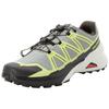 Trailrunningschuh SALOMON "SPEEDCROSS PEAK", Gr. 42,5, wrought iron, sharp grün, peat, Synthetik, Textil, sportlich, Schuhe, wasserdicht
