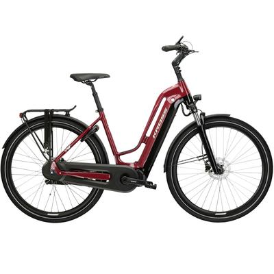 E-Bike KROSS "E-Citybike Damen Sentio 6.0 28" rot" Gr. 56, rot, E-Bikes, 56cm, 28 Zoll (71,12cm), Pedelec, Elektrofahrrad für Damen und Herren