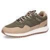 Sneaker DOCKERS BY GERLI, Herren, Gr. 44, grün (khaki, beige), Textil, Lederimitat, sportlich, Schuhe, Trekkingschuh, Outdoorschuh, Schnürschuh, Freiezeitschuh