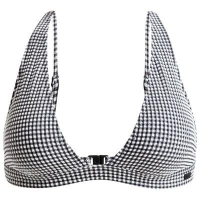 Roxy - Women's Gingham Elongated Triangle - Bikini-Top Gr XS grau Image