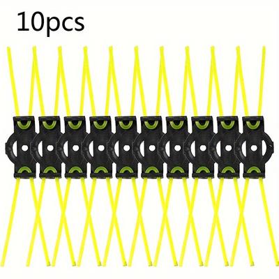 TEMU 10-pack Procut Grass Trimmer Blades With Integrated Strimmer Lines - Easy-install, Lawn Care & Garden Maintenance Accessories Image