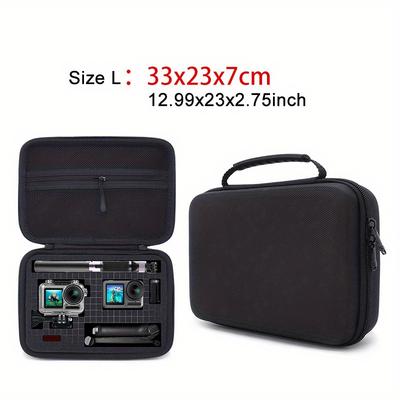 TEMU Foam Padded Carry Case Protected And Organized Bag, Travel Digital Camera Bag For 10/9 Image