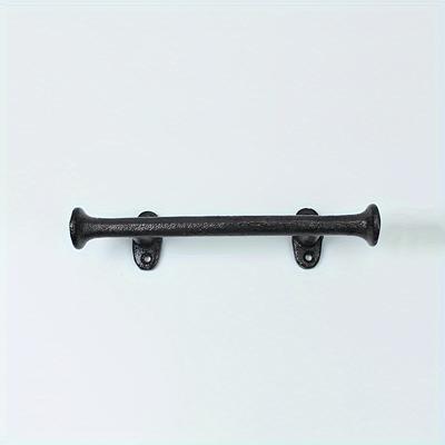 TEMU 1pc Rustic Cast Iron Door Handle - Antique Bronze , Metal With Multiple Components For - Wooden Cabinets, Garden Sheds & Home Decor Image