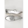Marco Tozzi Damen Halbschuh, Gr. 38, silber, Kunstleder