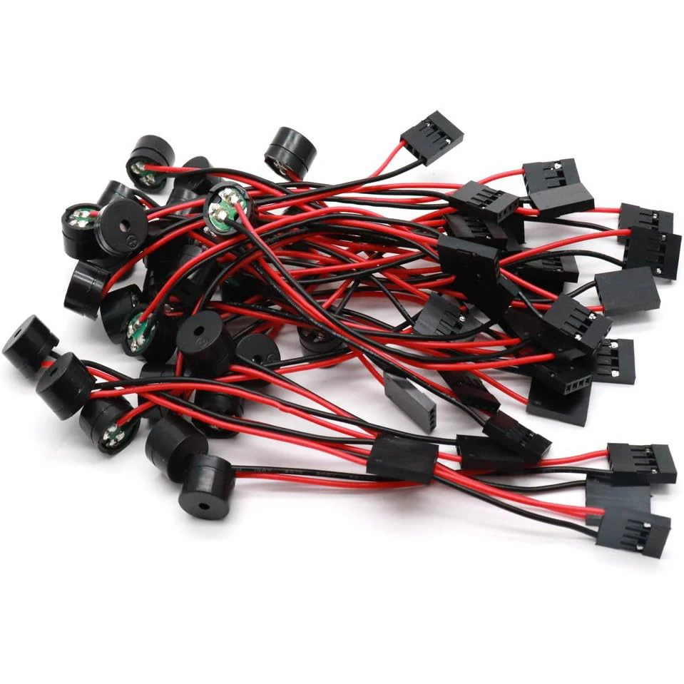 30PCS Motherboard Lautsprecher, Computer Casemini Lautsprecher, PC Interne Bios Mini Stecker Summer Computer Motherboard Summer Alarm Image