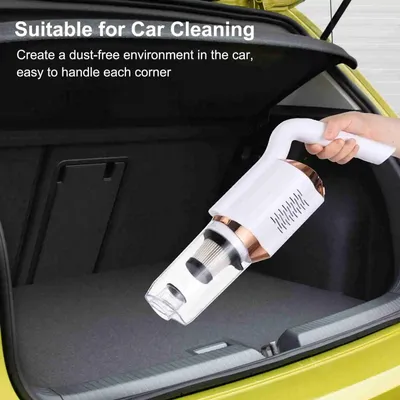 Auto-Akku-Staubsauger, 120 W, 8500 Pa, leistungsstarke Saugkraft, 600 ml, Staubsammelbecher, Image