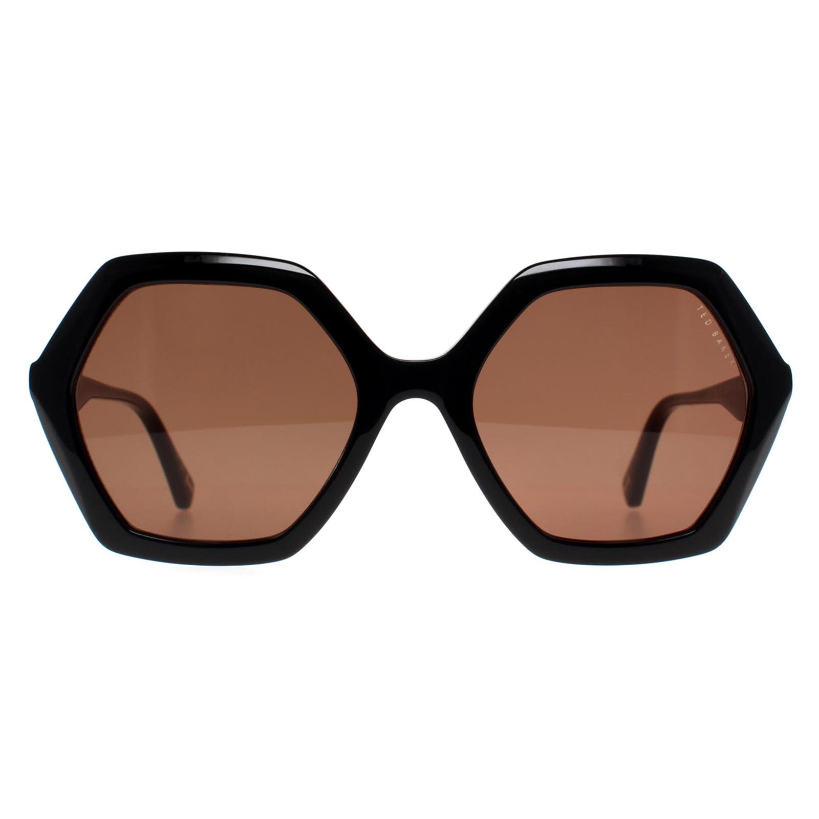 Ted Baker Butterfly Womens Schwarz Braun TB1736 Evie Image