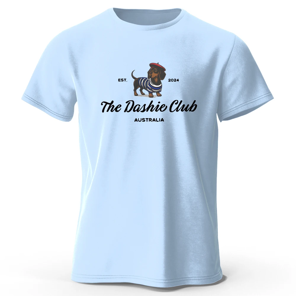 Australisches minimalistisches Hunde-T-Shirt, 100 % Baumwolle, einfaches Welpen-Grafik-T-Shirt für Männer und Frauen, lässiger Outback-Stil Image