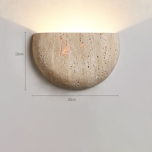 Innenbereich Modern Nordischer Stil Innenwandleuchten Schlafzimmer Esszimmer Stein Wandleuchte 85-265V Image