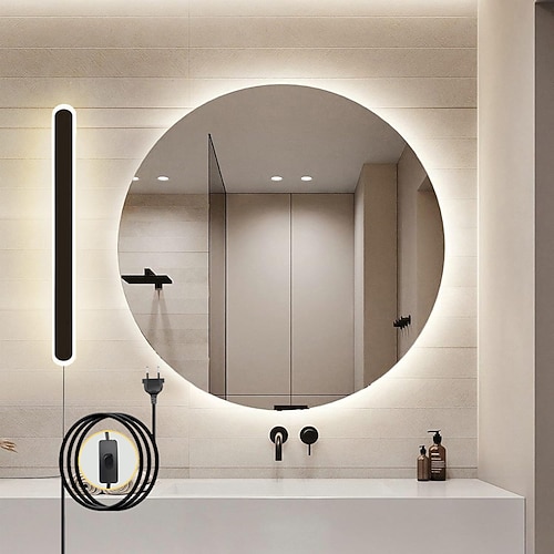 Moderne Stecker-Wandlampe 11,8-47 Zoll mattierte schwarze LED-Acryl-Außenwandlampe 59-Zoll-Steckerkabel mit Öffnung Acryl-Innenwandlampe geeignet für Schlafzimmer Wohnzimmer Badezimmer Make-up Flur Image