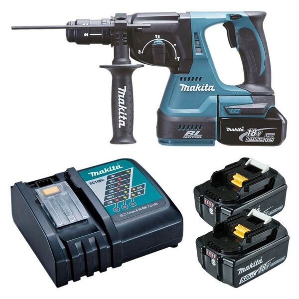 makita Kombihammer »DHR243RTJ« blau, 8.5x21.3x35.3 cm Image