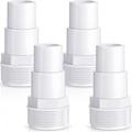 Gotrays - Raccordi per tubi in pvc Raccordi di ricambio in pvc da 1-1/2' o 1-1/4' Set di 4 raccordi