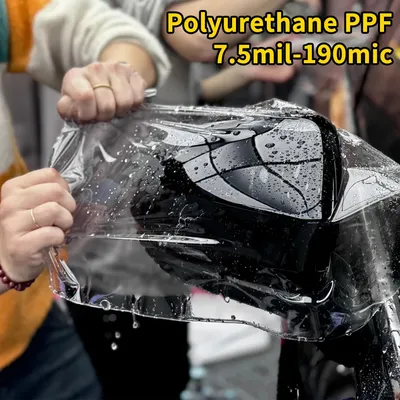 152x100cm Car Paint Protective Film Transparent Glossy PPF TPH 7.5Mil Car Body coating Film