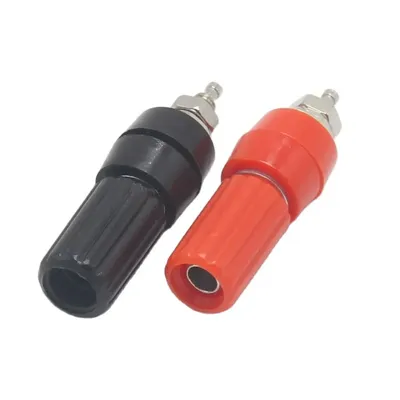 4mm Banana Socket Speaker Amplifier Terminal Binding Post 4mm Banana Female Connector 10Pcs/Lot
