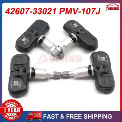 4PCS PMV-107J TPMS Tire Pressure Sensor For Toyota Camry Corolla Prius Highlander Lexus CT200h ES350
