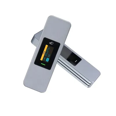 M.2 NVMe SSD Enclosure Adapter with Screen Display,USB 3.2 Gen2 10gbps M2 Case 2280 ,Aluminum