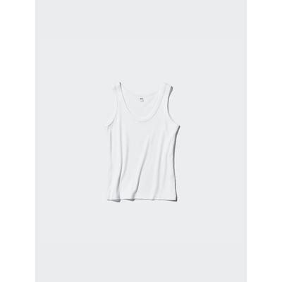 Uniqlo - Soft Ribbed Vest Top - White - XXL