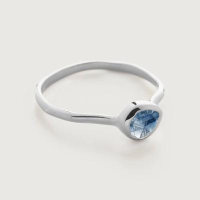 Sterling Silver Siren Gemstone Small Ring Kyanite