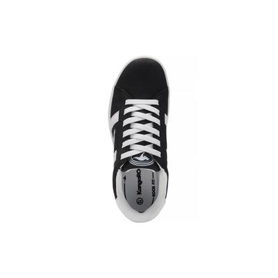 Sneaker KANGAROOS "K-CA Miles OS", Gr. 32, schwarz-weiß (jet schwarz, weiß), Synthetik, sportlich, Schuhe, ohne Schnürung, bequwm reinschlüpfen Image