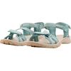 Outdoorsandale JACK WOLFSKIN "LAKEWOOD RIDE SANDAL W", Gr. 42, grün (soft jade), Synthetik, Textil, sportlich, Schuhe, mit Klettverschluss