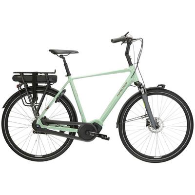 E-Bike KROSS "E-Citybike Sentio Hybrid 4.0 28 Zoll grün" Gr. 61, grün, E-Bikes, 61cm, 28 Zoll (71,12cm), Pedelec, Elektrofahrrad für Damen und Herren