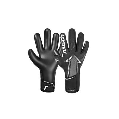 Torwarthandschuhe REUSCH "Fastgrip Infinity", Damen, Gr. 9,5, schwarz, 41% Polyester, 7% Polyurethan, 2% Polyamid, 50% Elastodien, unifarben, sportlich, Handschuhe, mit Hybrid Negative Cut Image
