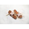 Pantolette ANISTON SHOES, Damen, Gr. 38, beige (naturfarben), Textil, modisch, Schuhe, Flat, Sommerschuh, Strandschuh, Glitzersteine - NEUE KOLLEKTION