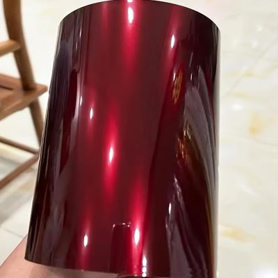 TEMU Liquid Metal Wrap - Pet Vinyl Film, Full Body & Mirror Sticker For Cars And Motorcycles, With Black Accents, Accessories Image