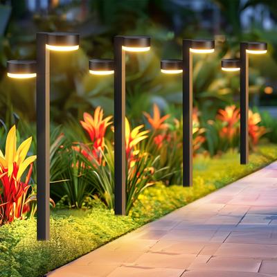 TEMU 4pcs Solar Pathway Lights Outdoor, 2x 24 Led Outdoor Solar Lights, Up To 12 Hrs Outdoor Solar Garden Lights For Yard Path Landscape Walkway Image