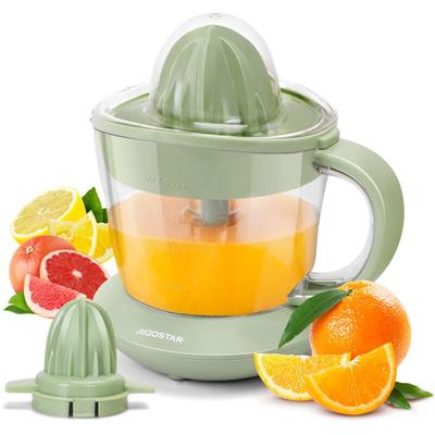 Aigostar - Saftpresse Elektrisch 2 Kegel, Zitronenpresse 40 w, Orangenpresse 0.7 Liter, 2