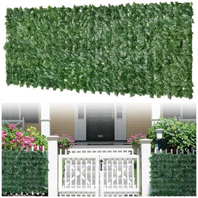 Rnemitery - 1 x 3 m künstliche Hecke – künstliche Blätter, Zaun für Innen- und Außenbereich, Image