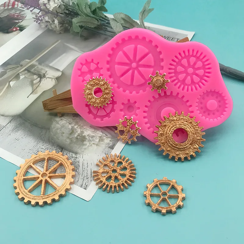 1 Stück, Kuchen ausrüstung, Silikon form, Backform, umgedrehter Zucker, Praline, Tropf kleber, Feuer farbe, Wachs partikel, Versiegelung Image