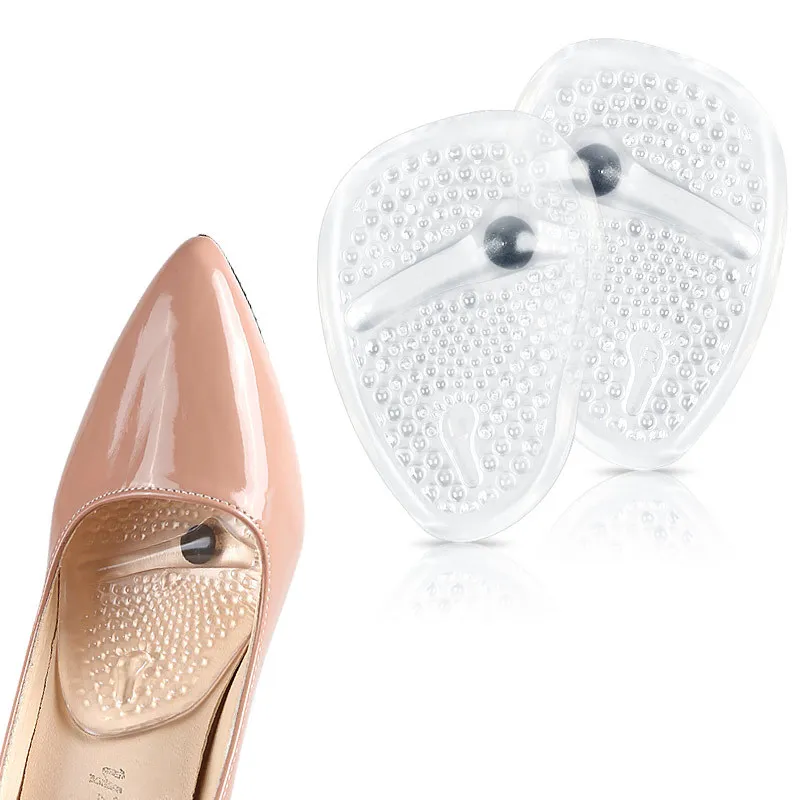 1 Paar neue modische Kissenpolster aus weichem Silikon unterstützen Einsteckpolster Vorfußpolster orthopädische Einlegesohlen Zubehör Image