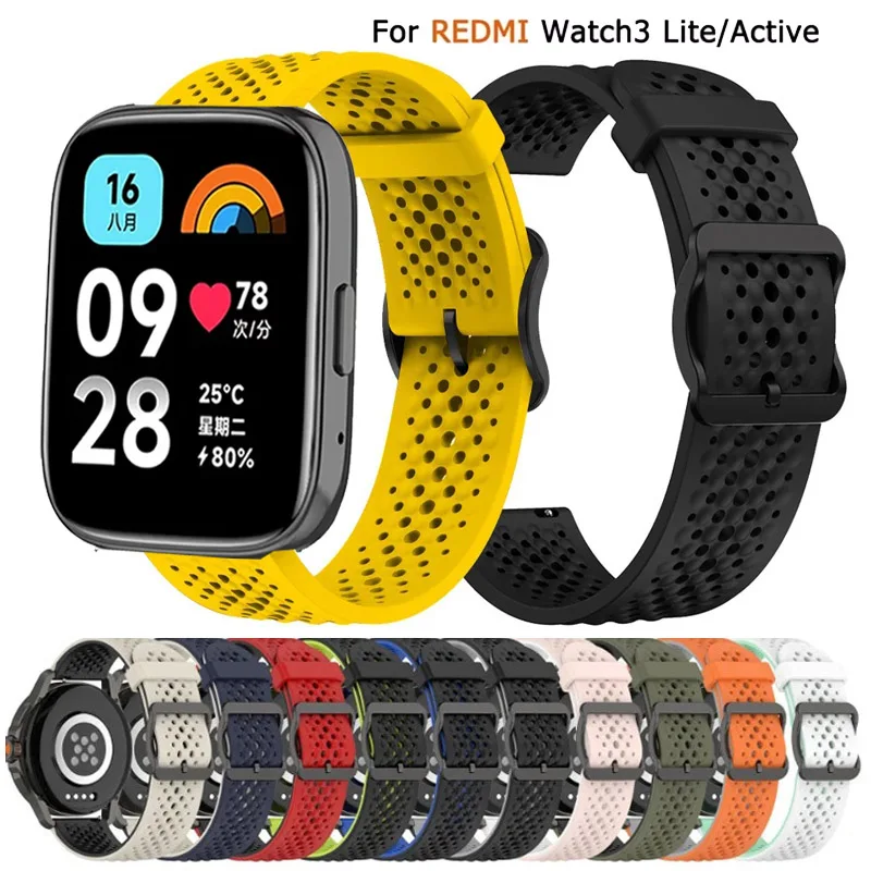22 MM Sport Bunte Silikon Armband Für Redmi Uhr 3 Lite/3 Aktive Band Armband Für Redmi Uhr 5 lite/5 Aktive Weiche Gürtel Strap