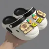 Capybara Kinder Hausschuhe Cartoon Clogs Schuhe Sommer 2025, Outdoor, bequem, rutschfest, niedlich, Strandsandalen, Plattform, Kinderschuhe