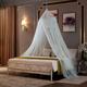 Tenda a Gazebo Copertura Lettino Romantico Tenda a Cupola Rotonda per Bambina in Cotone Adatta per letti fino a 18M Tenda da Letto