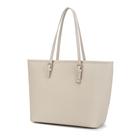 Women's Large Brown Faux Leather Tote Bag - Classic Shoulder Tote Bag with Interior Compartment Storage and Adjustable Shoulder Strap, Suitable for Work, Travel, Shopping and Daily Use