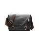 borsa a tracolla in similpelle da uomo – borsa a tracolla vintage da lavoro con tracolla regolabile e dettaglio fibbia, valigetta professionale per ufficio, lavoro e viaggi