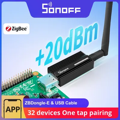 SONOFF ZBDongle-E USB Dongle Plus ZigBee 3.0 Wireless Zigbee Gateway Analyzer ZHA Zigbee2MQTT