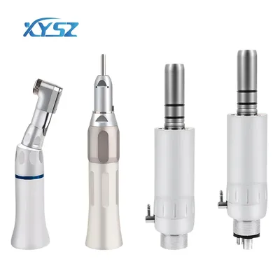 2/4Hole Dental Slow Low Speed Handpiece Straight Contra Angle Fit For Air Turbine Dental Lab